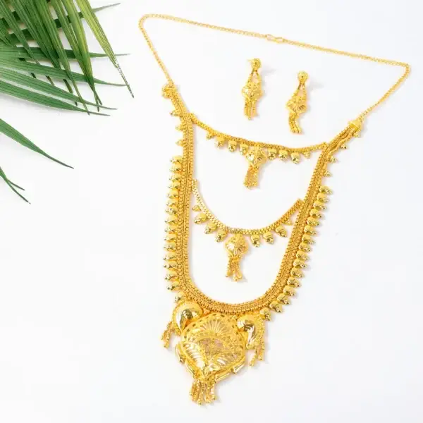 Necklace With Earrings Set For Women & Girls (2Pc) - Image 3