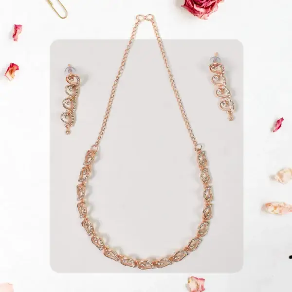 Sparkling Crystal Necklace Set for Special Occasions - Image 2